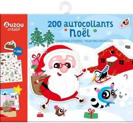 200 autocollants Noël - Auzou